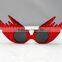 shimmering powder christmas & party glasses with various kinds of decoration