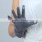 Best Feeling Grey Color Lady Wool Gloves with Wool lining