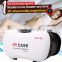 2016 3D Glasses game VR box with bluetooth headset vr glasses Virtual Reality 3D Glasses Google Cardboard