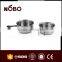single handle steel lid Stainless Steel milk boiling pot