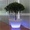 outdoor waterproof garden led flower pot plastic led flower pot