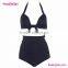Accept OEM Hot Sale Girl High Waisted Swimsuit