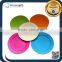 Eco-friendly Bio Bamboo Fiber Dinner Plates, Colorful Bamboo Plate