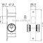 Aluminum window furniture lock