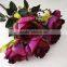Blue 7 heads Artificial rose flower bouquet