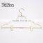 High quality cheap supermarket non slip hanger gold plated metal hanger                        
                                                Quality Choice