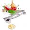 Stainless Steel Kitchen Squeeze Tool, Alloy Ginger Crusher Garlic Presses