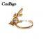 Fashion Jewelry Zinc Alloy Dragonfly Ring Ladies Wedding Party Show Gift Dresses Apparel Promotion Accessories