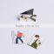 Full color wholesale handmade printting paper Magnetic Bookmarks with the beauty of art