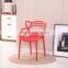 dining room plastic stackable public waiting chair