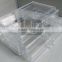 Clear cube acrylic storage 3 drawers clear acrylic makeup organizer