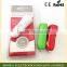 Factory supply 5V 2.1A+1A universal portable dual usb car charger with customized colors for cellphone