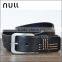 Fashion design your own logo custom men genuine leather belt