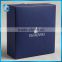 China OEM services provided factory custom ocean blue paperboard packaging box for lady's bracelets