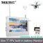 7 inch slim lcd monitor built-in integrated lipo battery used as wireless camera security system dji lightbridge