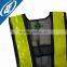LED vest for workers reflective safety running vest