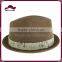 Lace Band Jute Premium Fedora Hat