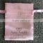 Latest Wholesale Drawstring Satin Shoe Bag with logo