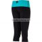 nylon/spandex dry fit fitness tight for women