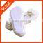 White lady ballet flats shoes