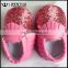Wholesale Fashion Beautiful Toddler Pink Sequins Baby Moccasins