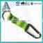 Popular fashion high quality metal ring round carabiner short lanyard