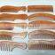 Hottest keep healthy personalized wide tooth natural wooden hair brush comb