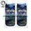 Customized Polyester 3D Photo Sublimation Print Ankle Socks
