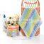 100% cotton square circle hand towel
