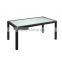 Modern style woven outdoor rectangle handmade table furniture