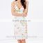 Alibaba Fashion Sweetheart Neckline Floral Dress Korean Clothes                        
                                                Quality Choice