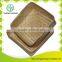 Bamboo food tray used for carrying or holding foods