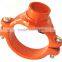 Ductile iron grooved pipe fitting and coupling-U-bolt mechanical tee                        
                                                Quality Choice