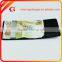 Promotional credit card holder PU money clip Functional PU leather stainless steel money clip
