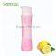 fashionable design glass water bottle with high quality but low price with silicone sleeve