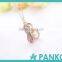 Top Quality Fashionable Double Pearl Peanut Necklace Pendant 925 Sterling Silver