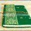 Green handmade padded engraved diary and journals