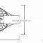 2016 uniquely designed Solar Street Lights with Integrated LED Chip
