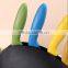 6 pcs pp handle kitchen knife set with colorful pp block plastic handle