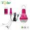 Design patent solar home light system 3w led home light with pc lampshade