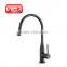 Brass made black color kitchen faucet sink tap