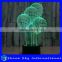 Acrylic Sculpture 3D Balloons LED Night Light Weeding Decoration Creative Stereoscopic 7 Colors Flashing Touch LED Night Light