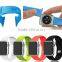 2016 Top Seller on  Sport Wristband for Apple Watch Silicon Band Strap with Connector for both 38MM and 42MM
