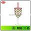 promotional 12oz bpa free plastic wine tumbler with lid and straw