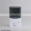 Indoor digital temperature humidity meter with clock display 0~+50C