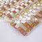 ZTCLJ JY-G-21 Wholesale Premium Mosaic Bedroom Wall Tile Price Blue Golden and Pink Tile Glass Mosaic Tiles Glitter Tile