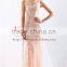 Unique Stylish Design Sleeveless Shiny Embroidered Beads Pink Prom Dresses