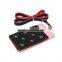 Fashion Rivet Studs Leather Credit ID Card Holder With Lanyard For Men And Women
