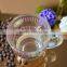Coffee glass mug with decal drinking mug with handle