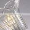 flower glass shade and crystal chrome color 8 heads hotel chandelier